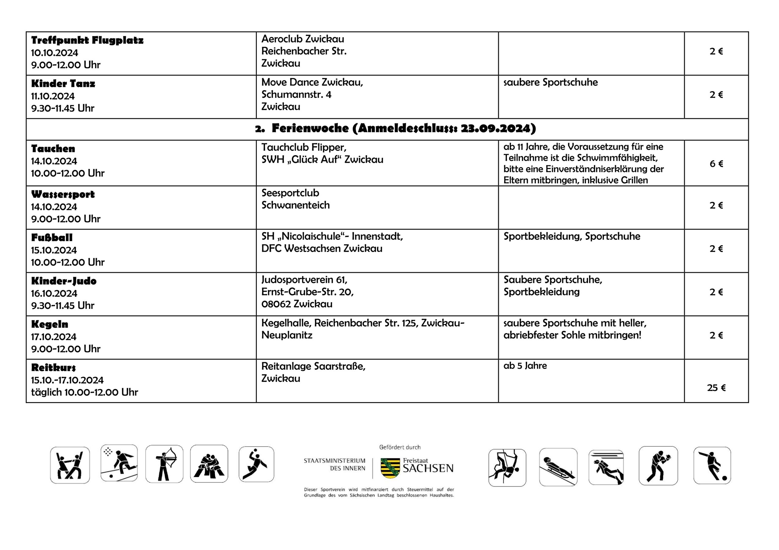 Kreissportbund Zwickau (Herbstferienprogramm 2024) 2