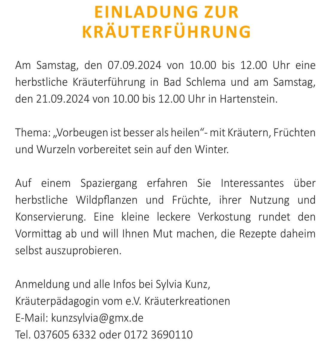 2024-09-07 & 21 - Kräuterführung